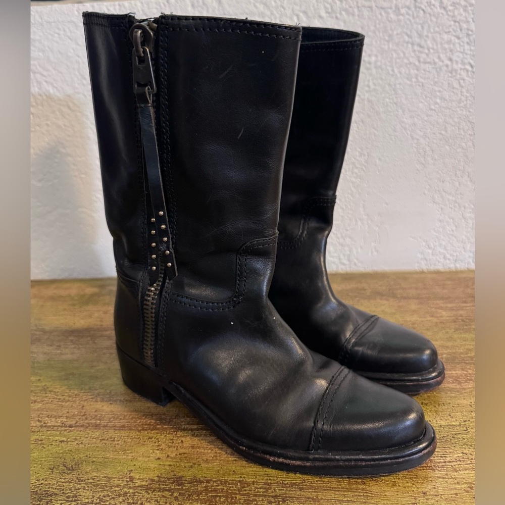 Coach Moto Style Boots 5.5
